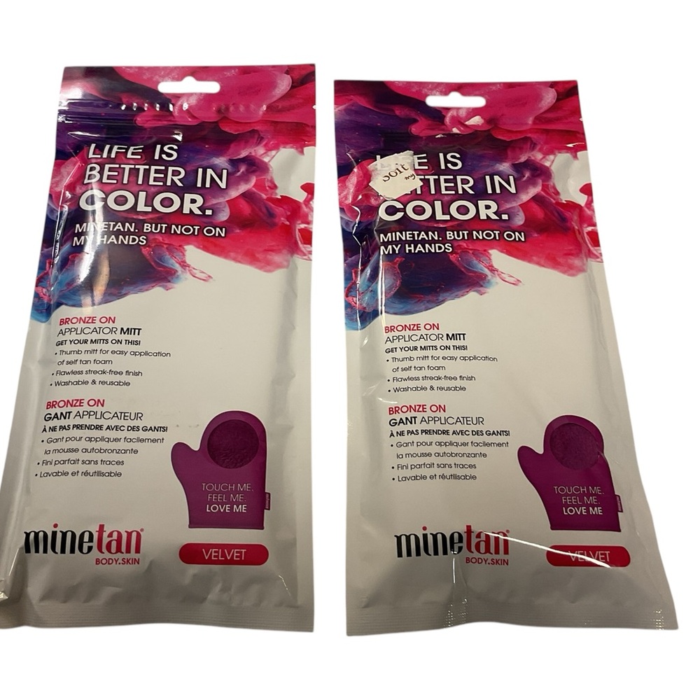 MineTan self tanning mitt, NWT, Lot of 2